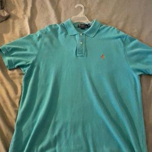 Light Blue Ralph Lauren Cotton Polo (XL)
